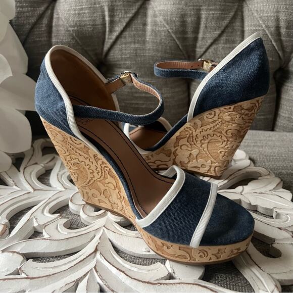 See by Chloe Platform Wedge Sandals Shoes Women’s 37 US 7 - Picture 8 of 14